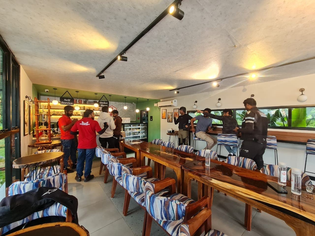 Interior of HalfDay Coffiee