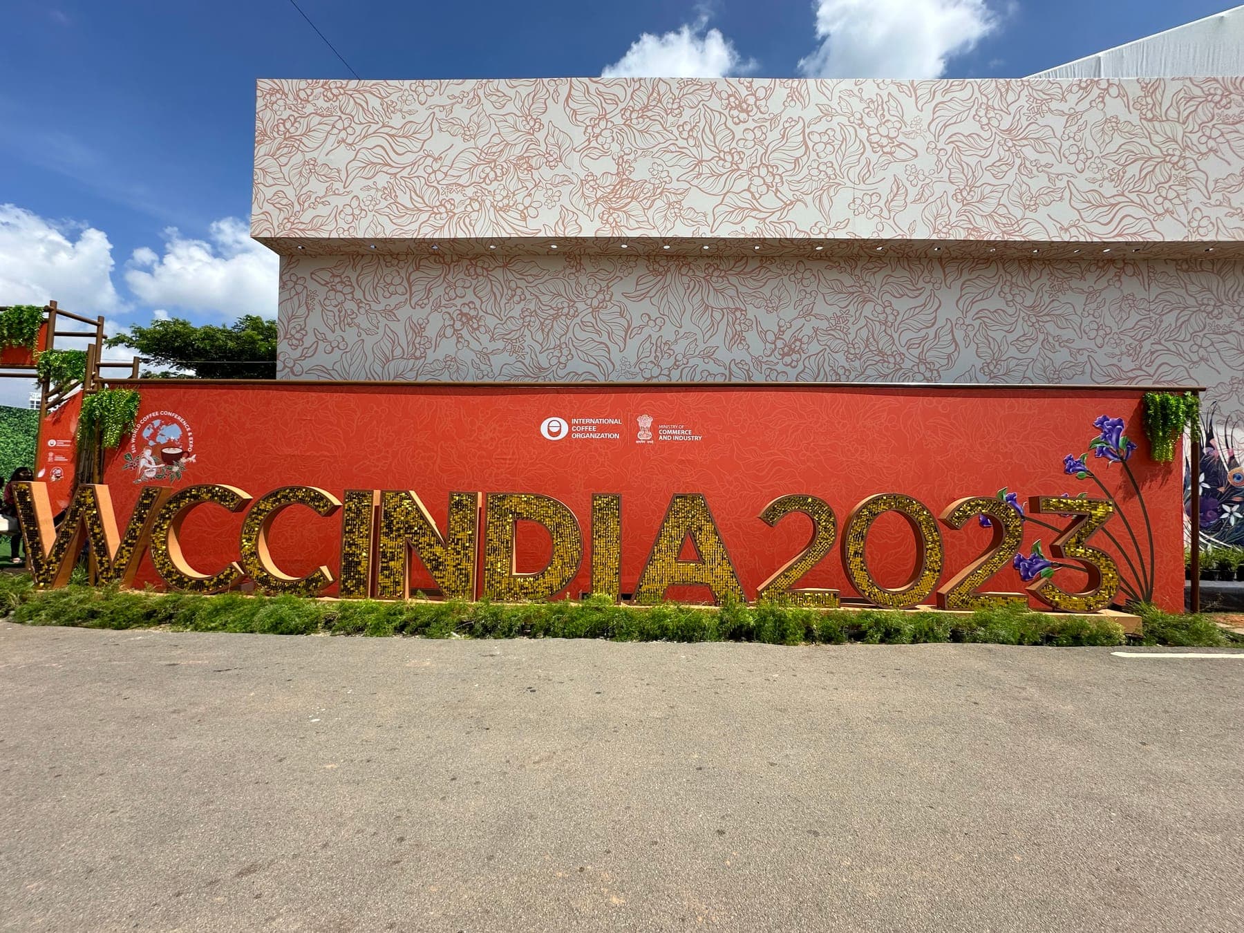 MCC India 2023 event signage