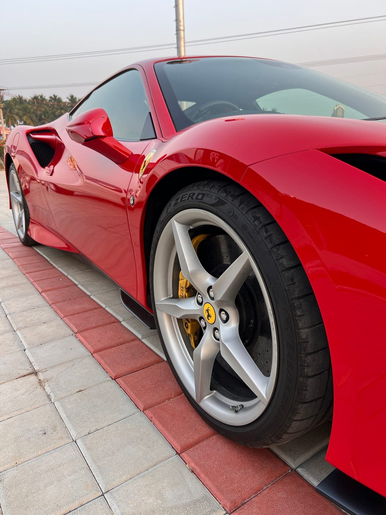 Ferrari wheel detail